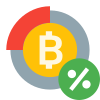 Crypto margin trading icon
